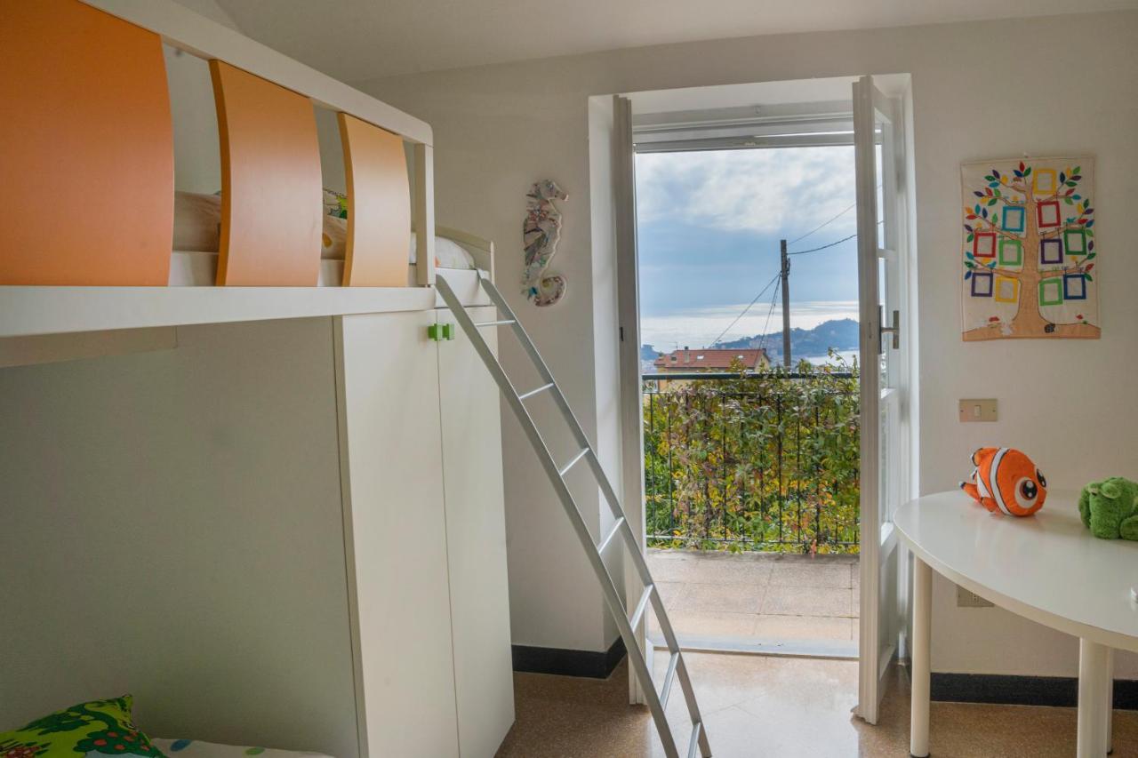 031 - HARMONY House Casa Vista MARE Sestri Levante, Pace Natura San Bernardo (Genoa) Esterno foto